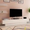 PK-KTV-104-Kệ gỗ TV 2 ngăn cửa ngang mở - Hình ảnh 6