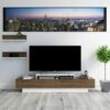 PK-KTV-104-Kệ gỗ TV 2 ngăn cửa ngang mở - Hình ảnh 3
