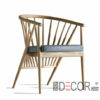 Ghế cafe Genny gỗ tự nhiên đẹp-PK-G-115 - Hình ảnh 5